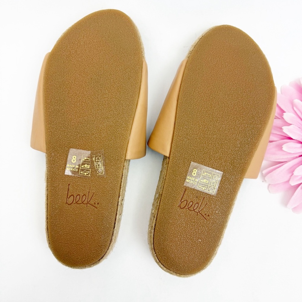 Beek Pelican Jute Platform Sandal Beach Tan - Picture 10 of 13